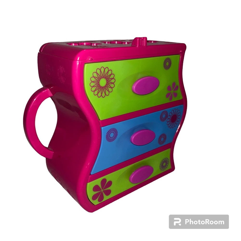 Polly Pocket chest of drawers/with handle 2006